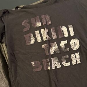 American Eagle Outfitters Black Graphic Tee